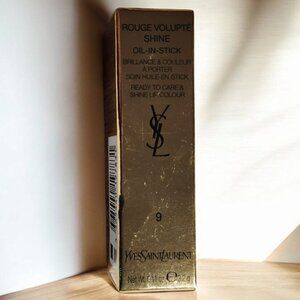 YSL Volupte Shine Oil-In-Stick Hydrating Lipstick Balm 09 Nude Sheer NIB